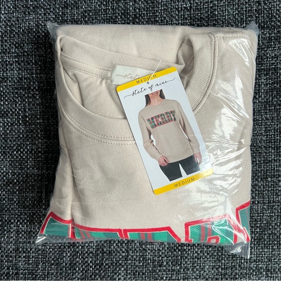 NWT State of Mine Women's Holiday Sweatshirt - Picture 7 of 10